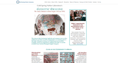 Desktop Screenshot of geneticorigins.org